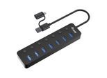 Equip 128965 Equip 7-Port Usb3.2-Hub->7Xusb3.2 Con USB-C Adap.5Gbps Schwa