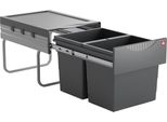 Cestino Hailo 3641521 Tandem Salvaspazio 2X 18 Litri Grigio Scuro