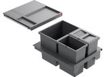 Cestino Hailo 3620471 Separato-K 450 Inserto 2X8+18 L Grigio Scuro