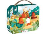 Janod Puzzle Farm - Giocattolo Educativo 20 Pezzi In Cartone