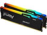 Kingston Technology Fury Beast 16GB 6000MT S DDR5 CL30 Dimm Kit Da 2 Moduli Rgb Expo