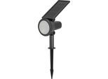 Sambuco Lampada Solare - L17,5 X L10 X H37,5 Cm - Nero - 3W Incl. - IP44