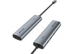 Vention 5-In-1 USB-C A Hdmi / 3X Usb 3.0 / Pd Docking Station 0,15M Grigio Tipo In Lega Di Alluminio