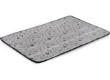 Tappetino Per Cani 50X70 Cm Impermeabile Osso Nero