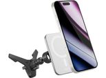 Caricabatterie Da Auto Senza Fili Epico Qi2 Mag+ - Argento/Bianco