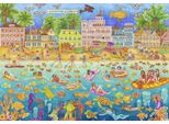 Puzzle Grafico Tropical Swim Party - 1000 Pezzi Puzzlepaß