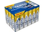 Varta 4106229234 Batterie Alcaline Varta Energy, Confezione Da 24 Cubi, Mignon Aa