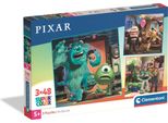 Clementoni - 3X48 Pieces - Disney Pixar