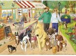 Puzzle Jumbo 1000 Pezzi Falcon Dog Walking Puzzle