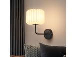 Zmh Lampada Da Parete Lampada Da Parete Interna Camera Da Letto Corridoio Vintage Illuminazione Da Parete G9 Bianco Corridoio Lampada Di Carta Paralume Design Illuminazione Per Soggiorno Parete Corridoio Comodino Scala Senza Lampadina