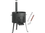 Forno Bbq-Toro Kazan Ø 44 Cm, Bollitore Per Gulasch Con Schiumarola, Attizzatoio, Forno Da Esterno Con Tubo