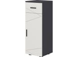 Mobiletto Da Bagno Mobiletto Laterale Mobiletto Da Bagno Con Cassetto, Ripiani Regolabili, Mobile Contenitore Per Bagno, Soggiorno 30 X 30 X 82 Cm Grigio |