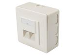 Digitus Scatola Da Parete Cat. 5E, Classe D, 2 X RJ45, Schermato