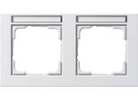 Gira Cornice Di Copertura 2-Gang 109229 Bsf Orizzontale E2 Bianco Puro 109229 (109229)