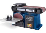 Levigatrice A Nastro E A Disco Scheppach BTS800 | 370W | Lunghezza/Larghezza Del Nastro 715X100Mm | Disco Di LevigaturaØ 150Mm | Tavolo Di Supporto Regolabile A 90°-45°