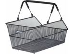 Basil 11227 Cestino Posteriore Multi-Sistema Cento 46X31X21Cm, A Maglie Strette, Estraibile, Nero