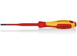 Knipex 98 20 40 Sl Cacciavite (Slim) Per Viti Con Intaglio Brunito Vde 202 Mm