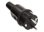 Spina In Gomma Piena Bachmann Nera Tipo442, IP44