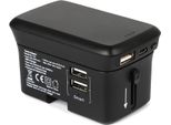Realpower Realpower Travelcharge-4K Ricarica Universale Senza Fili Usb Nera Per Interni E Per Esterni