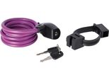 Axa Serratura A Cavo Resolute 120/8 Lunghezza 120Cm Ø8Mm, Viola