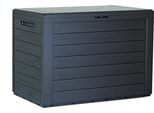 Prosperplast Woodebox Antracite 190L, Cassone Da Giardino