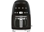 Caffettiera A Filtro Programmabile 10 Tazze 1050W Nera Smeg Dcf02Bleu