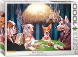 Puzzle Da 1000 Pezzi - Puzzle - The Bluff - Dogs Di Lucia Heffernan + Set Di 3 Accessori Per Puzzle