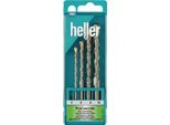 Heller Tools Power 3000 16873 1 Concrete Twist Drill Bit Set 4-Piece 5 Mm, 6 Mm, 8 Mm, 10 Mm Total Length 120 Mm Cylinder Shank 1 Set