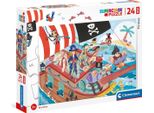 Clementoni Puzzle Pirati Maxi 24 Pezzi