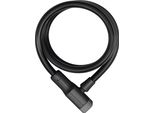 Abus Serratura A Cavo Racer 6412K - Serratura Per Bicicletta - Cavo In Acciaio Con Rivestimento In Plastica - Livello Di Sicurezza Abus 4 - 120 Cm