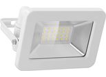 Goobay Faretto Led Per Esterni, 20 W Con 1700 Lm, Luce Bianca Neutra 4000 K E Pressacavo M16 Bianco