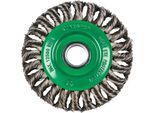 K.Wheel Spazzola 115Mm M14 Br600Z Acciaio Inox Filo Ritorto