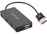 Gembird UHB-U2P4-04 Gembird 4-Port-Usb-Hub, Schwarz