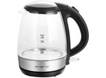 Emerio Wasserkocher, 1.2L, Glas, Bpa-Frei (WK-125145)