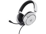 Trust Trust Gxt 498 Forta Cuffia Cablata Head-Band Gaming Nero, Bianco
