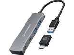 Graugear G-HUB2A2C-AC Graugear USB-HUB 4X Usb 3.0, 2X Type-C Und 2X Type-A Retail