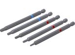 Set Di Bit | Esagono Esterno 6,3 Mm (1/4") | Esagono Interno, Profilo A T (Per Torx) | Lunghezza 110 Mm | 5 Pz."