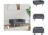 Vidaxl Letto Per Cani Grigio Scuro 50X40X26,5 Cm In Velluto - Letti Per Cani