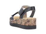 Rieker Scarpe Da Donna Sandalette Nero Leisure, Numero Di Scarpe: 42 Eu