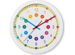 Hama Kinder-Wanduhr Sal, Ohne Ticken, FüR Kinderzimmer, Analog, Ø 30 Cm, Bunt (00222203)