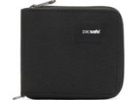 Pacsafe Portafoglio Rfidsafe Zip Around Wallet Jet Black Nero