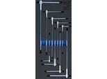 Inserto Carrello Da Officina 1/3: Set Di Cacciaviti Con Impugnatura A T | Profilo A T (Per Torx) | T10 - T50 | 9 Pz.