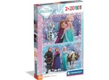 Clementoni Puzzle 2X20 Super Color Frozen 24825
