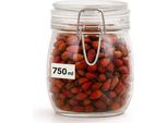 Barattolo Di Vetro Con Tappo A Clip 750 Ml - Barattolo Ermetico Per Alimenti, Marmellate, Spezie E Confezioni Regalo