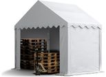Toolport Tendone Deposito 3X2 M Pvc 700 N Tenda Capannone Impermeabile Bianco