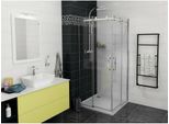 Cabina Doccia Angolare Dragon 1200X1200 Mm, Ingresso Angolare