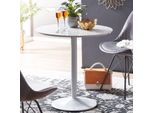 Finebuy Tavolo Da Pranzo Rotondo 75X75X74 Cm Tavolo Da Cucina Piccolo Bianco Alto Lucido Tavolo Da Pranzo Rotondo 2 Persone Tavolo Da Colazione Moderno Tavolo Da Cucina Sala Da Pranzo