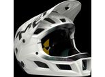 MET Fullface Helm Parachute MCR MIPS , Weiß Iridescent, M