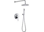 Miscelatore Da Incasso Per Doccia Di Design Con Set Cromato