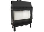 Inserto Camino In Acciaio Kratki Blanka Sinistro 11 Kw Ø 180